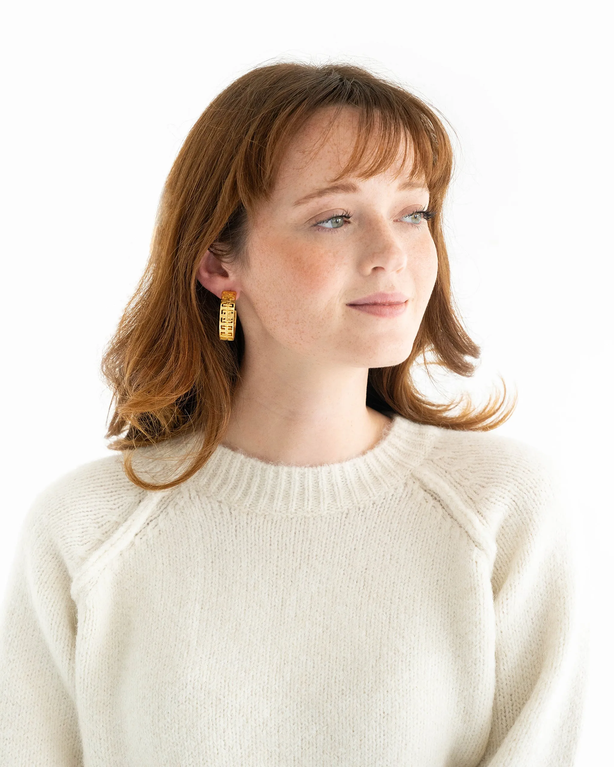 Greek Key Hoops sold by Susan Shaw product image thumbnail 2