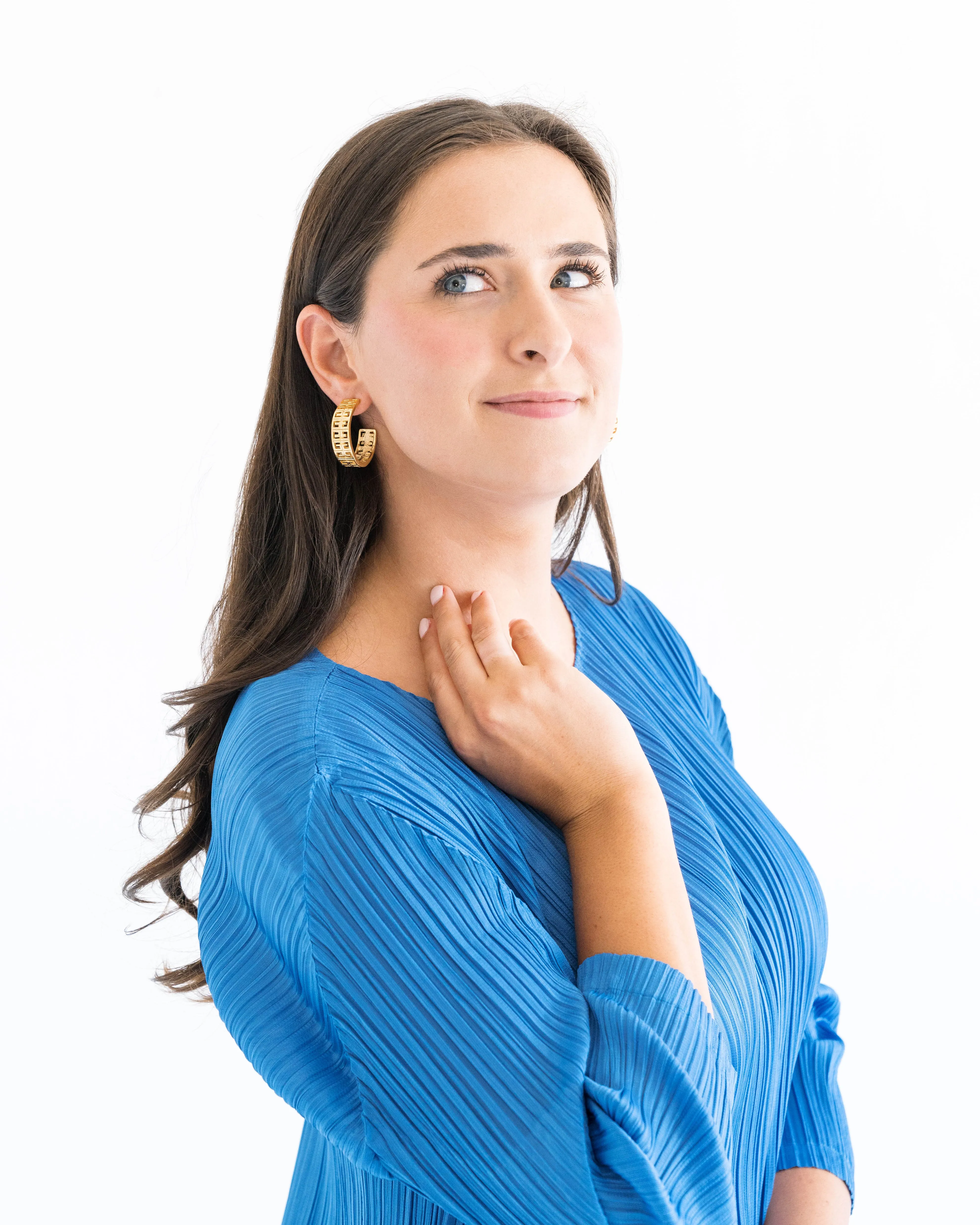 Greek Key Hoops sold by Susan Shaw product image thumbnail 4