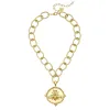 Gold Queen Bee Pendant Necklace sold by Susan Shaw