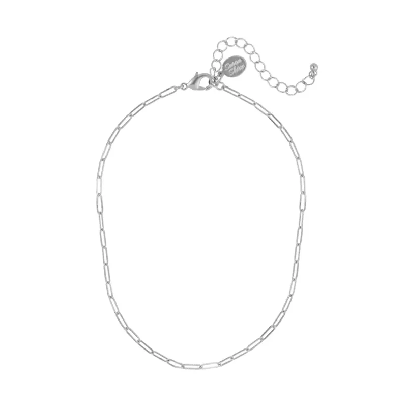 Silver Small Paperclip Necklace sold by Susan Shaw
