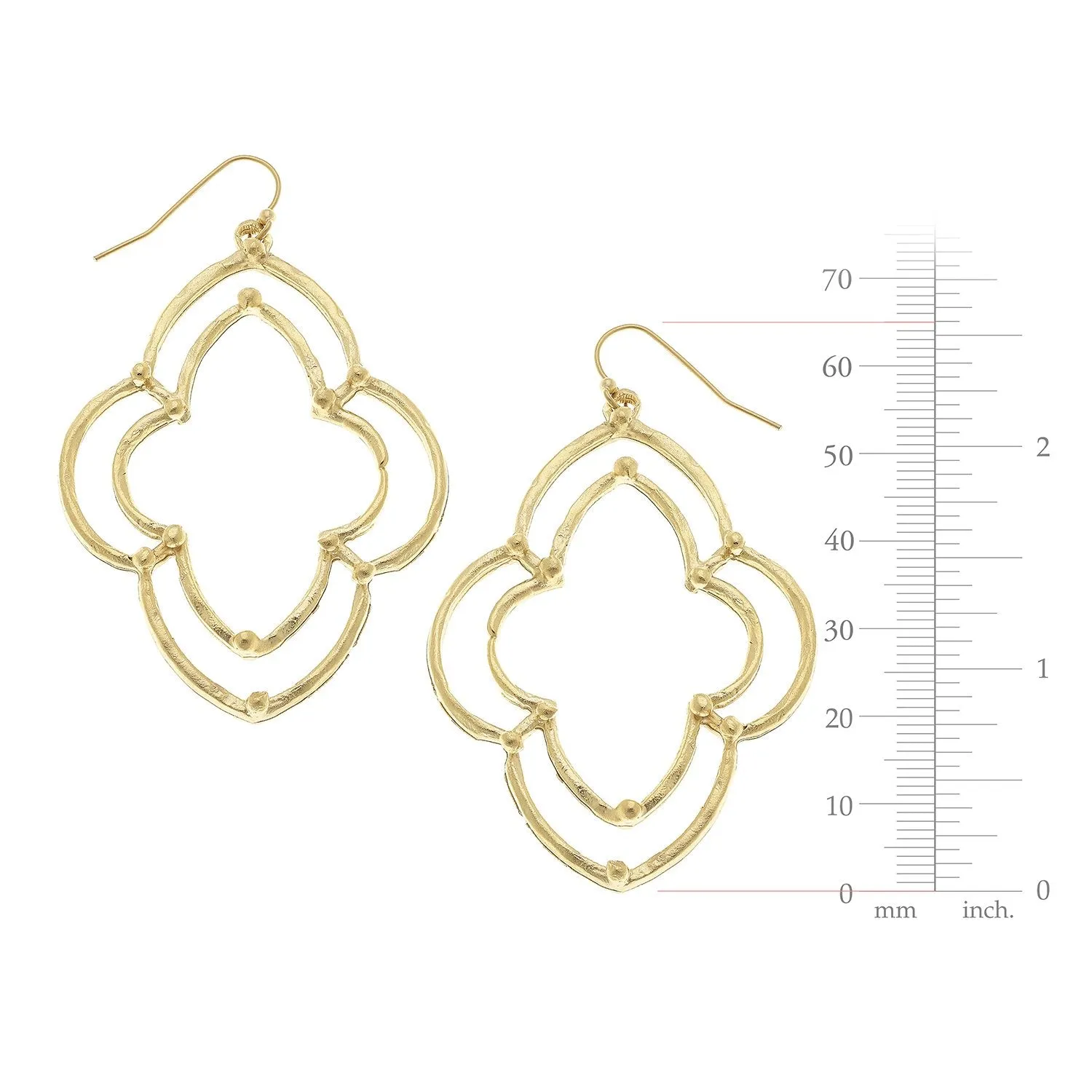 Dotted Scallop Earrings sold by Susan Shaw product image thumbnail 2