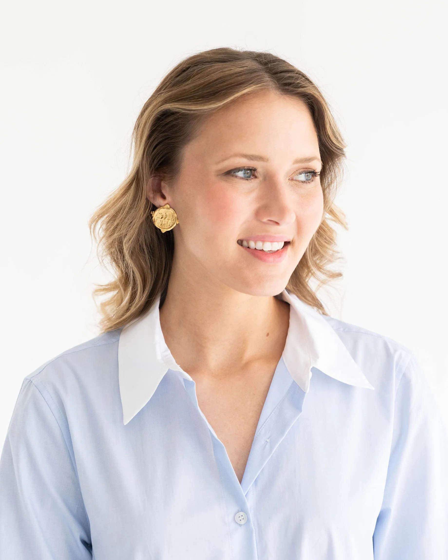 Equestrian Intaglio Studs sold by Susan Shaw product image thumbnail 2