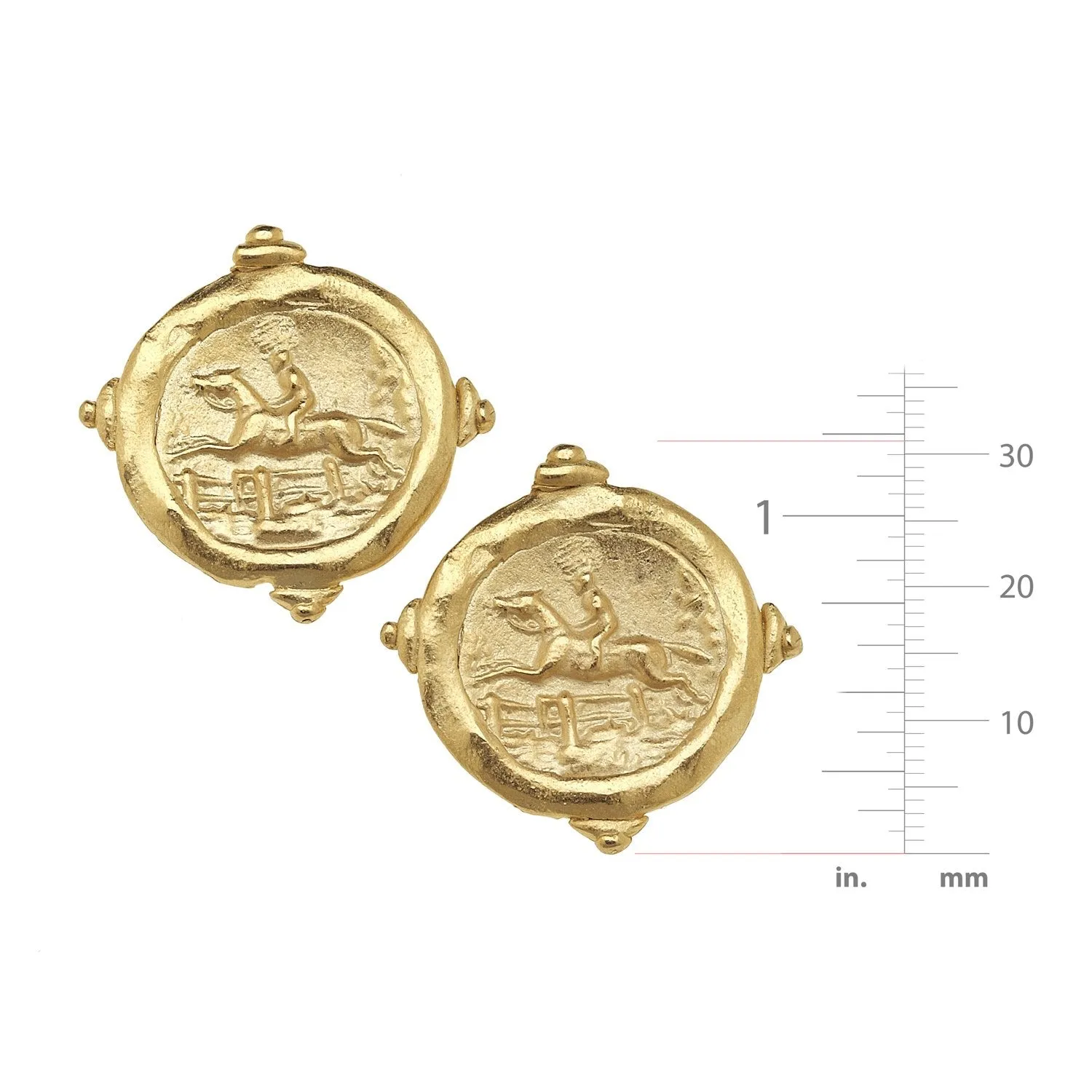 Equestrian Intaglio Studs sold by Susan Shaw product image thumbnail 4