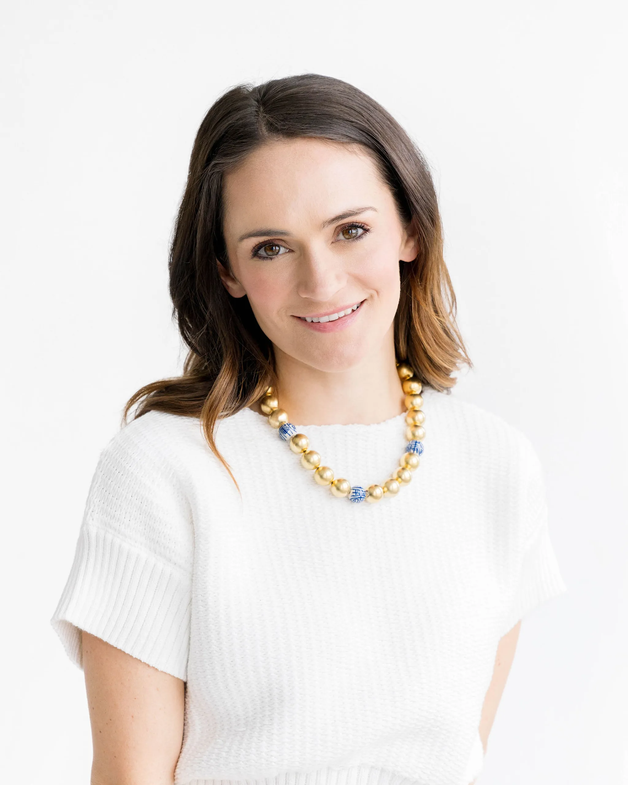 Blue & White Margaret Necklace sold by Susan Shaw product image thumbnail 2