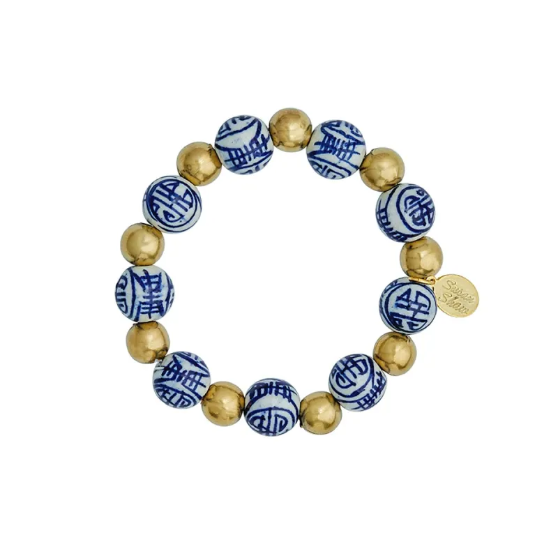 Blue & White Gold Bracelet sold by Susan Shaw