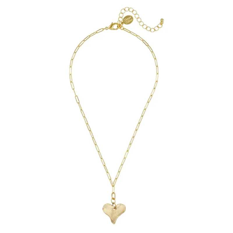 Heart Paperclip Necklace sold by Susan Shaw