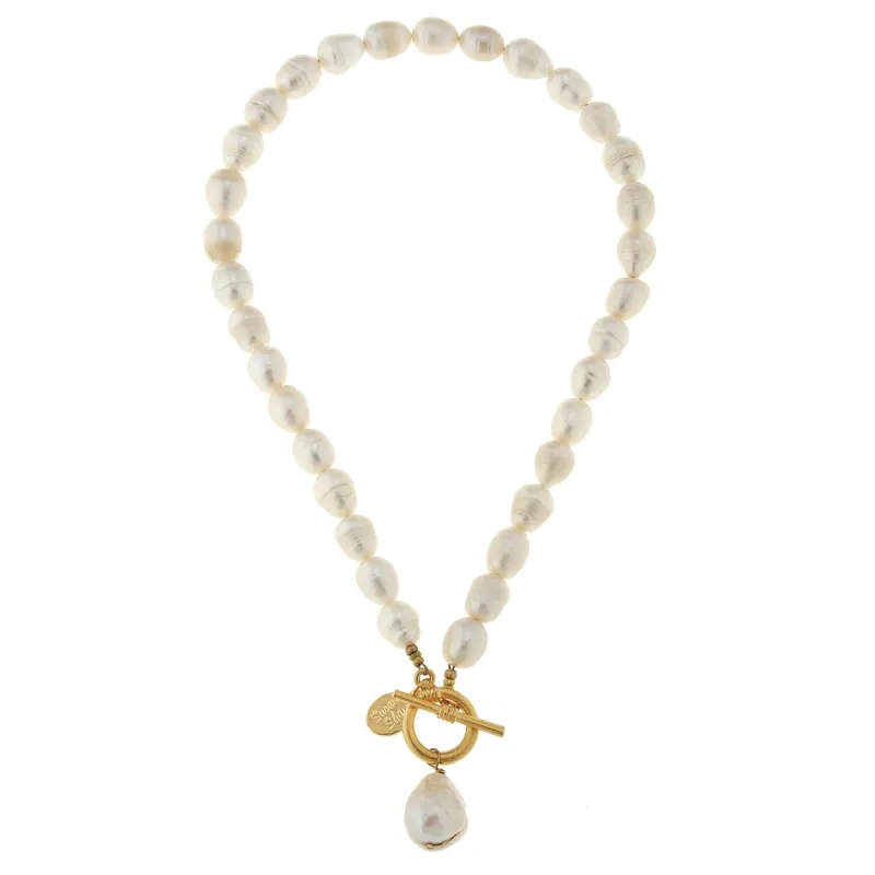 Baroque Pearl Toggle Pearl Necklace sold by Susan Shaw