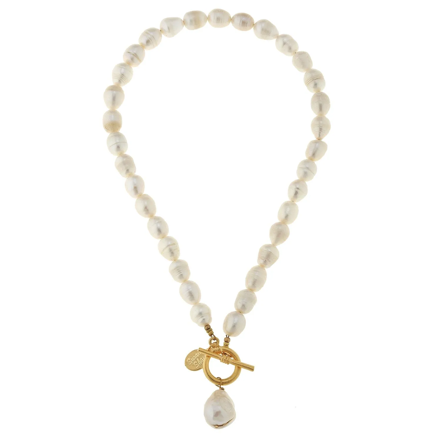 Baroque Pearl Toggle Pearl Necklace sold by Susan Shaw