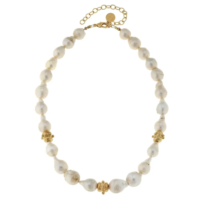 Baroque Pearl Bailey Necklace sold by Susan Shaw