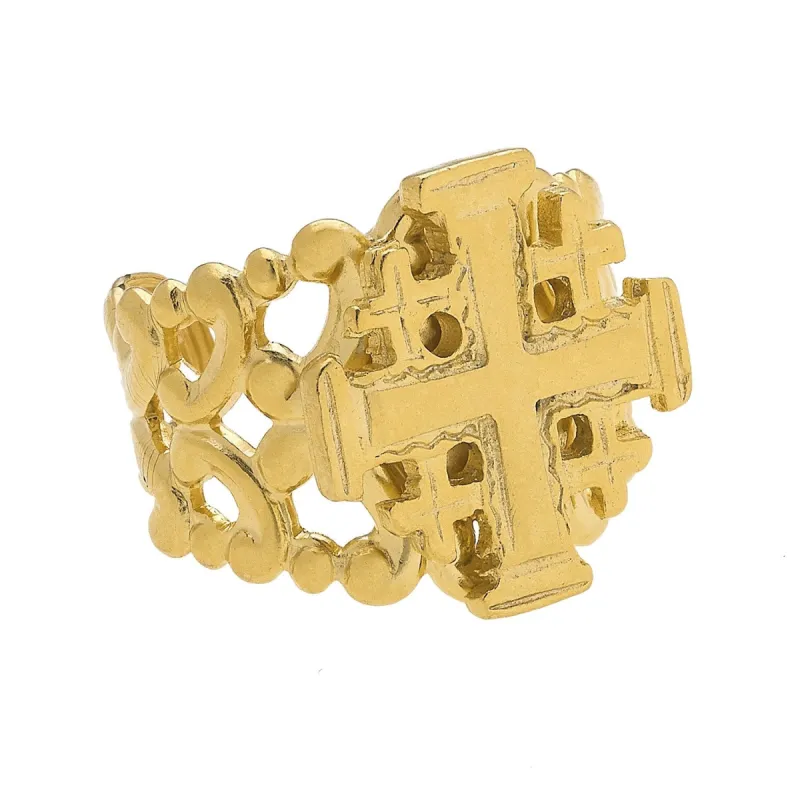 Jerusalem Cross Ring sold by Susan Shaw