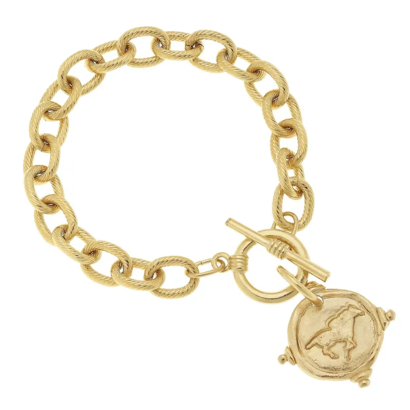 Race Horse Intaglio Bracelet sold by Susan Shaw