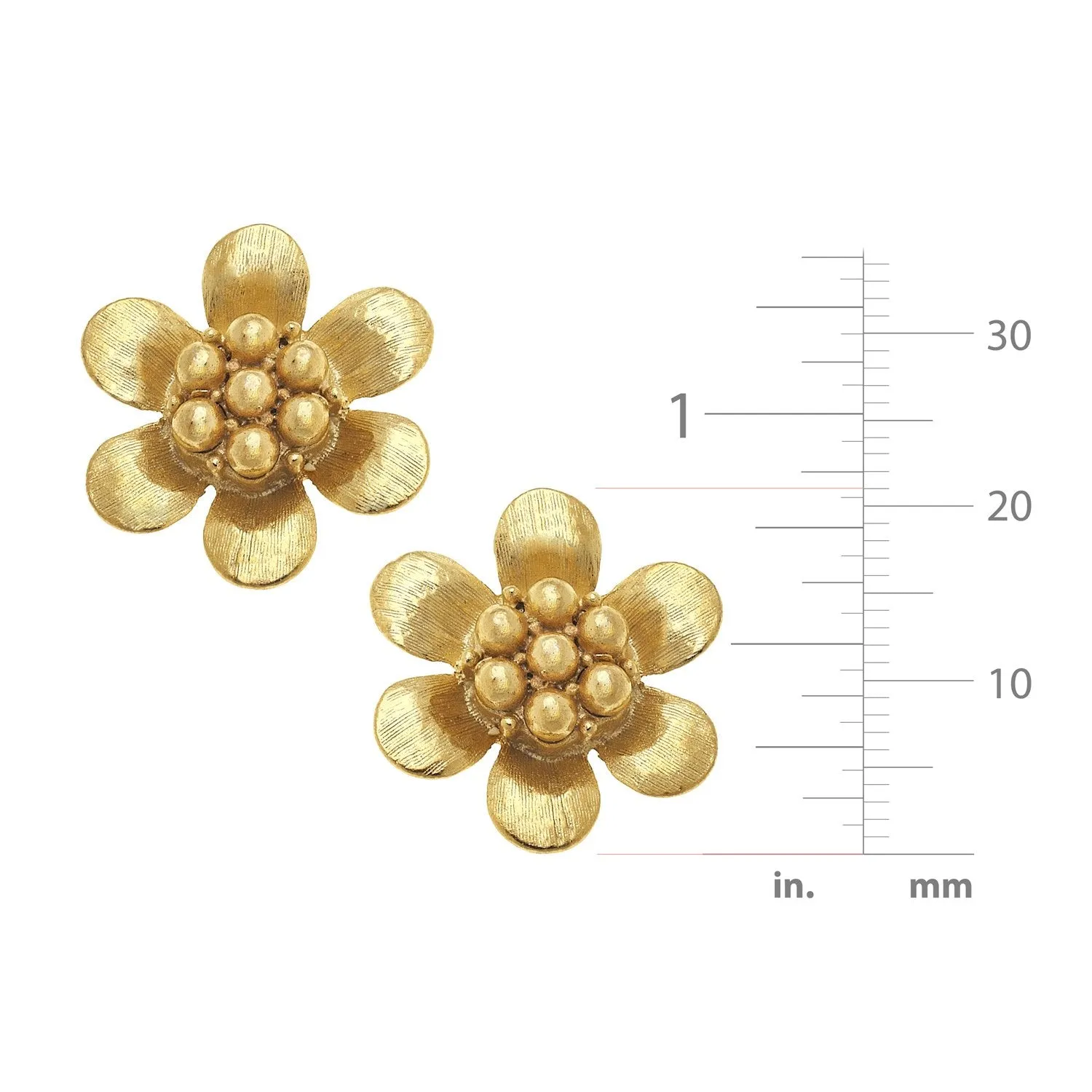 Daisy Studs sold by Susan Shaw product image thumbnail 4