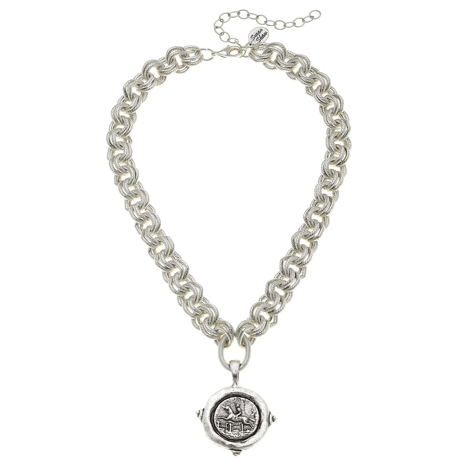 Equestrian Intaglio Necklace sold by Susan Shaw product image thumbnail 2