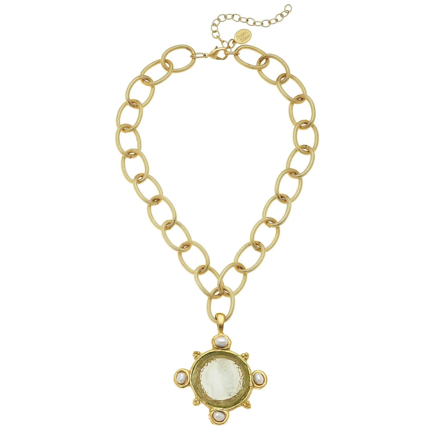 Venetian Glass Chain Necklace sold by Susan Shaw product image thumbnail 2