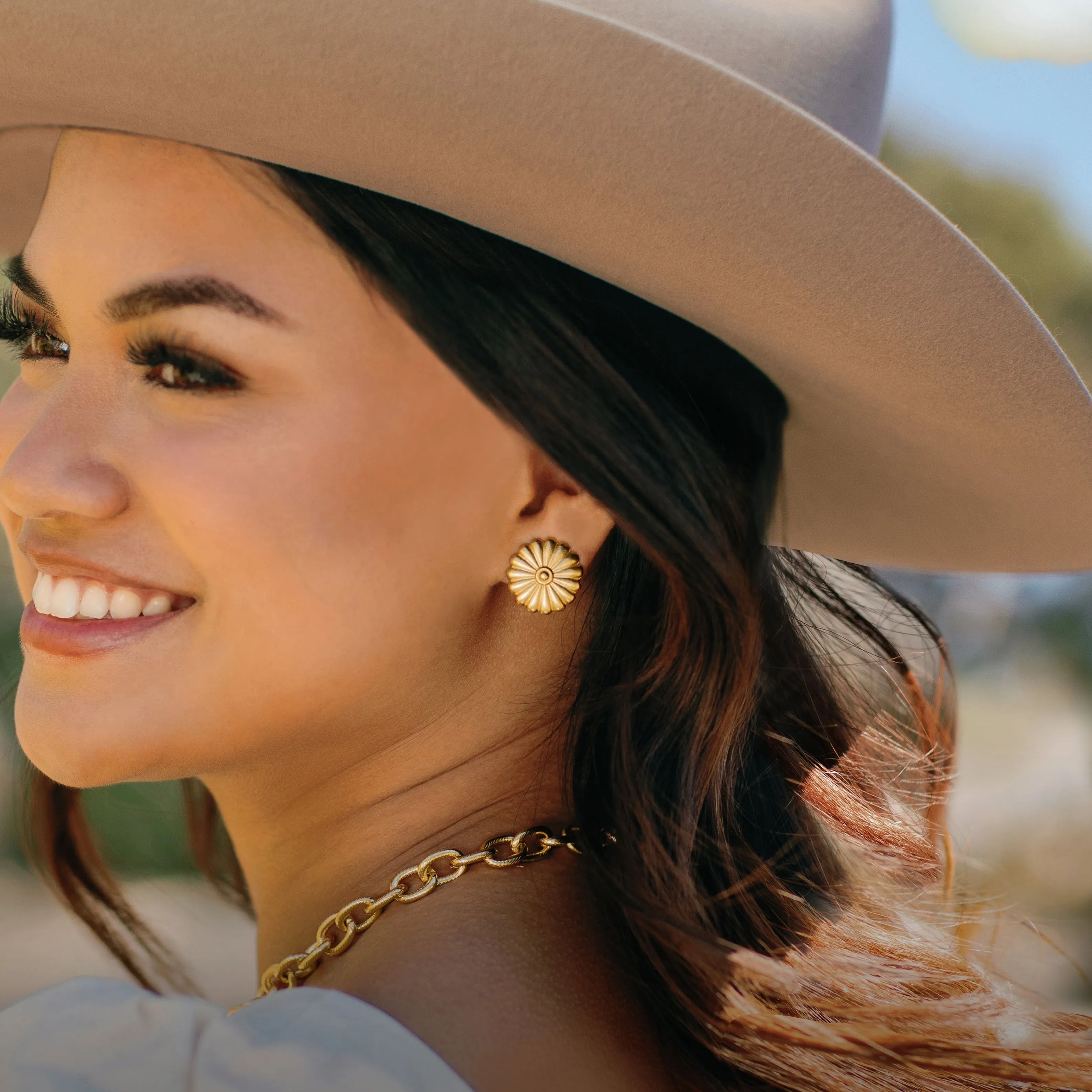 Small Connie Studs sold by Susan Shaw product image thumbnail 2