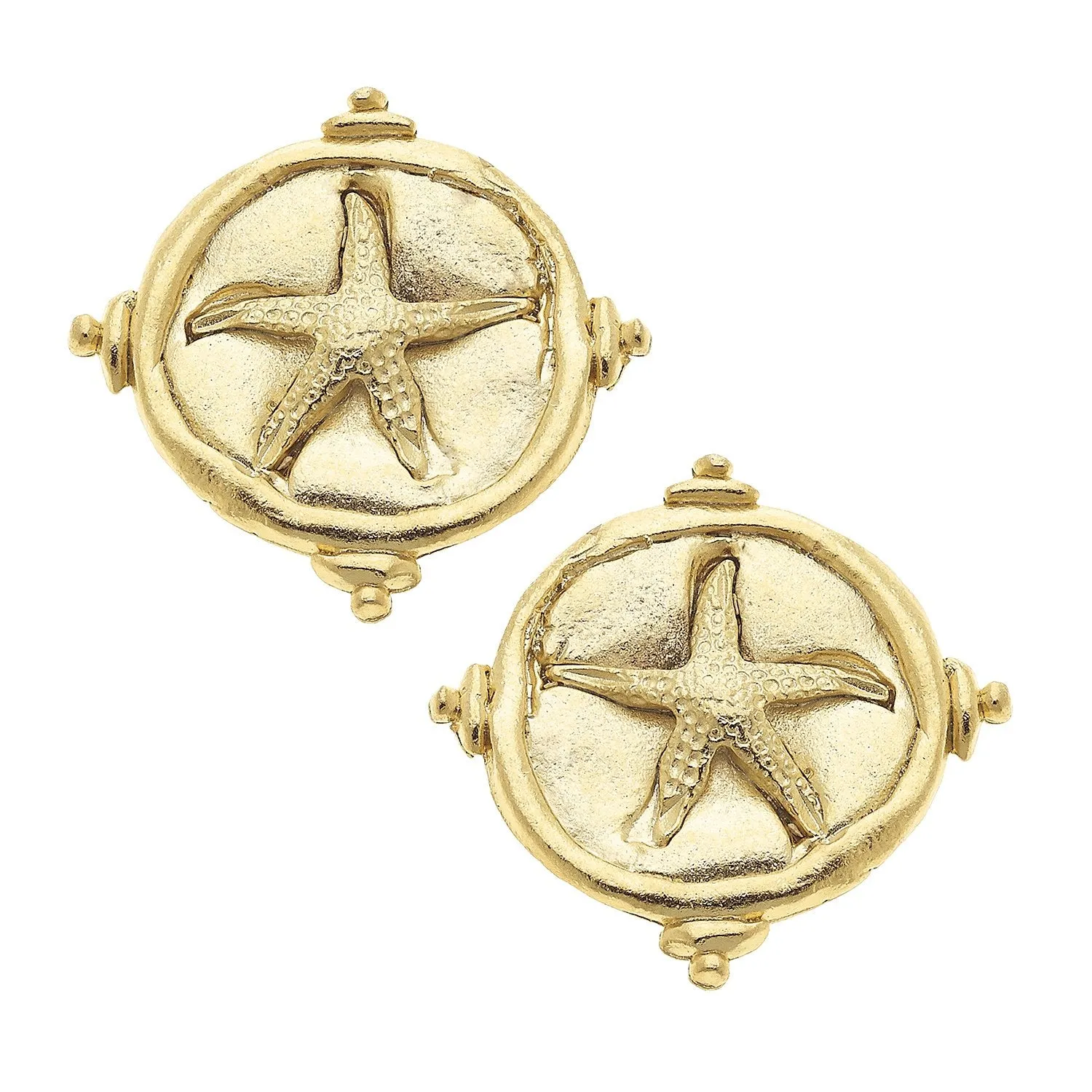 Starfish Intaglio Studs sold by Susan Shaw