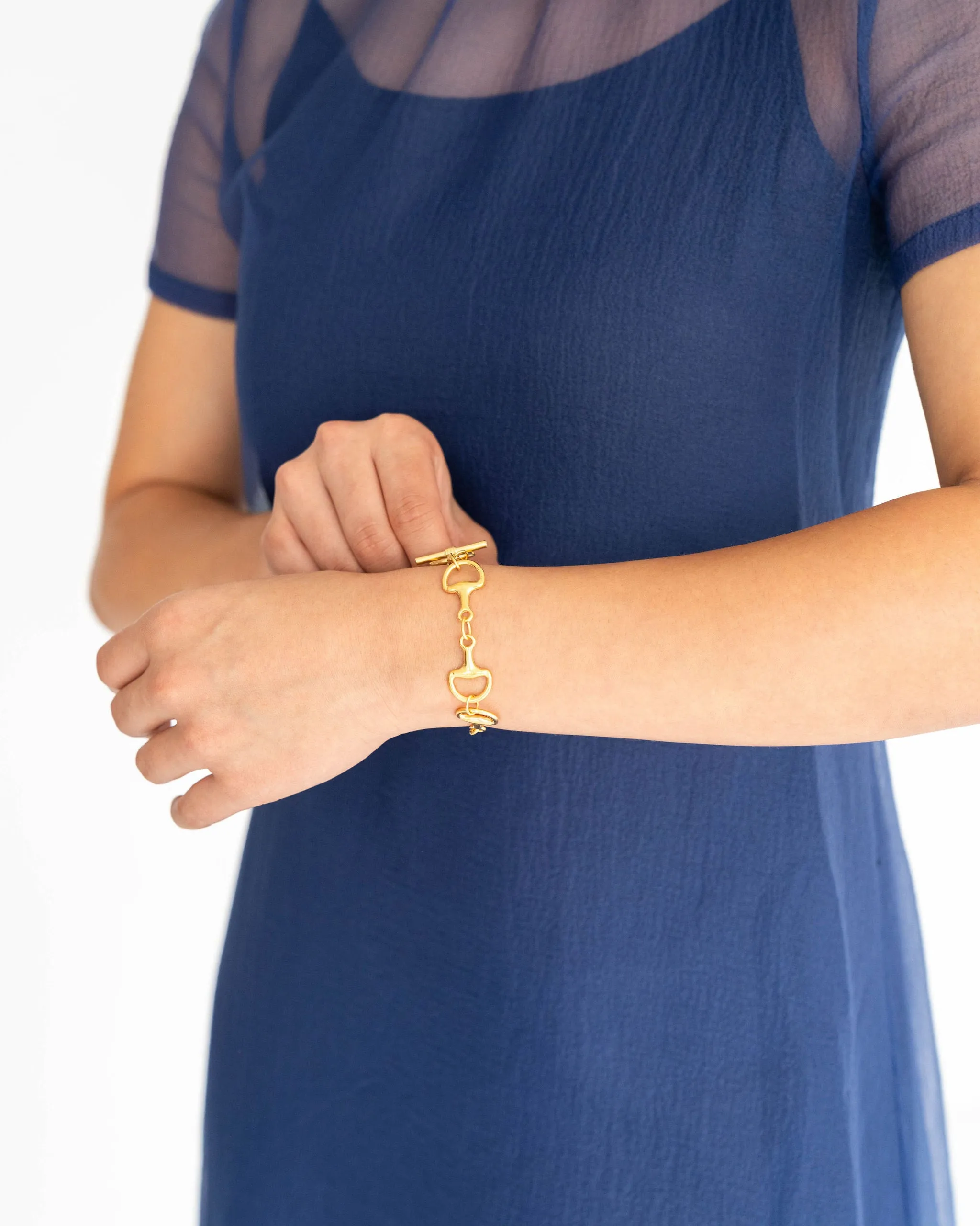 Horse Bit Toggle Bracelet sold by Susan Shaw product image thumbnail 2