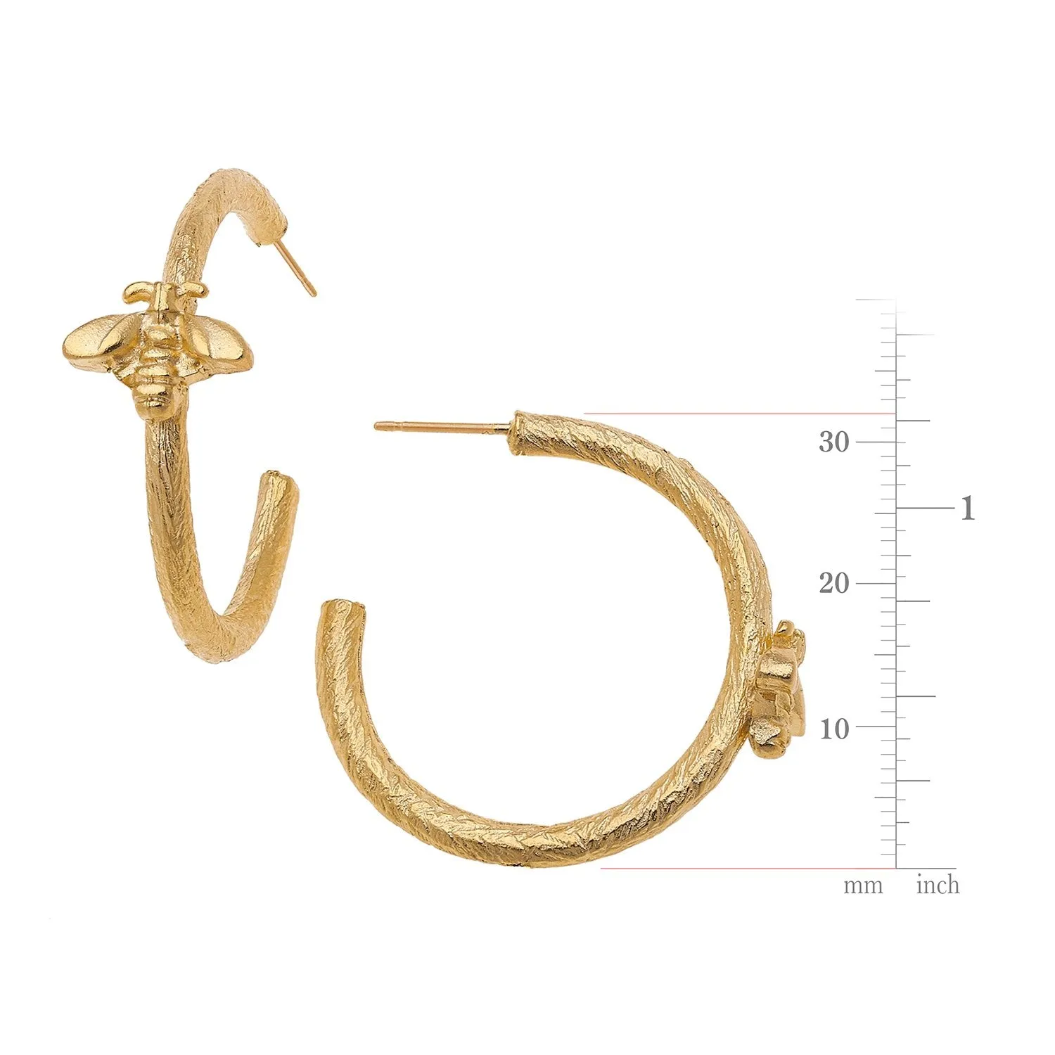 Mini Bee Hoops sold by Susan Shaw product image thumbnail 4