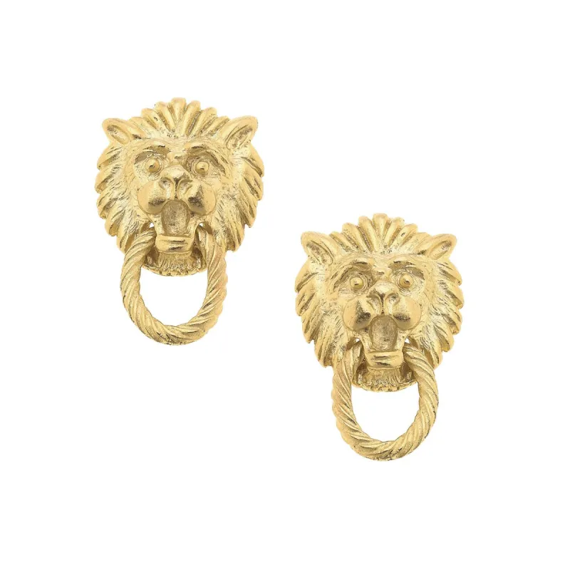 Small Lion Door Knocker Studs sold by Susan Shaw