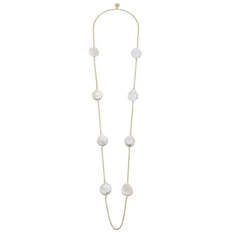 Coin Pearl Layering Necklace sold by Susan Shaw