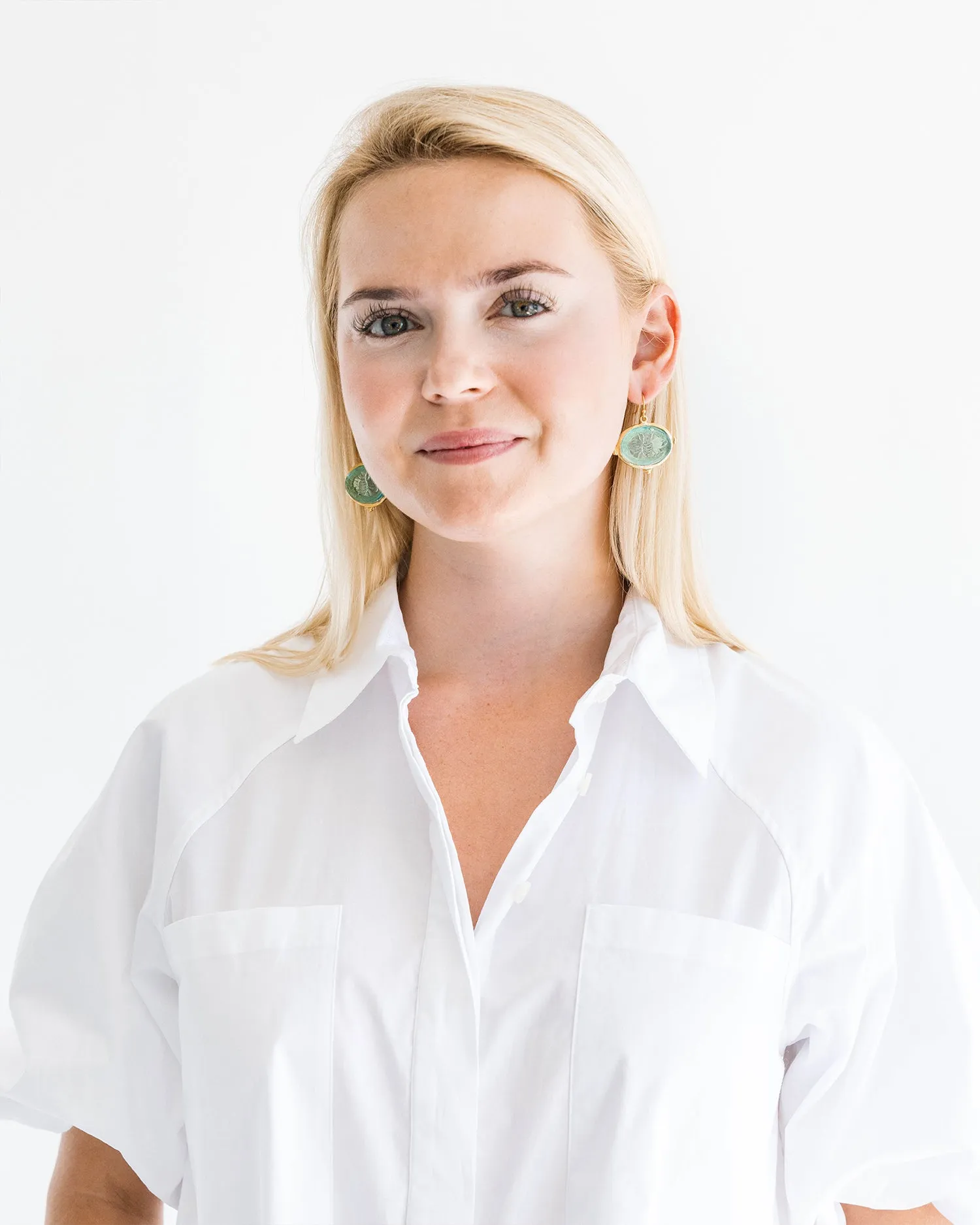 Venetian Glass Bee Earrings sold by Susan Shaw product image thumbnail 2