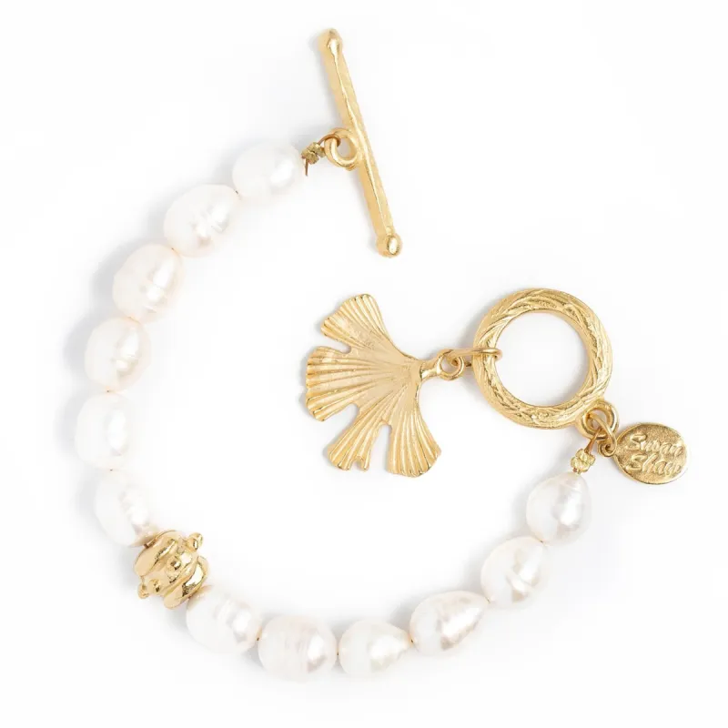 Ginkgo Pearl Bracelet sold by Susan Shaw