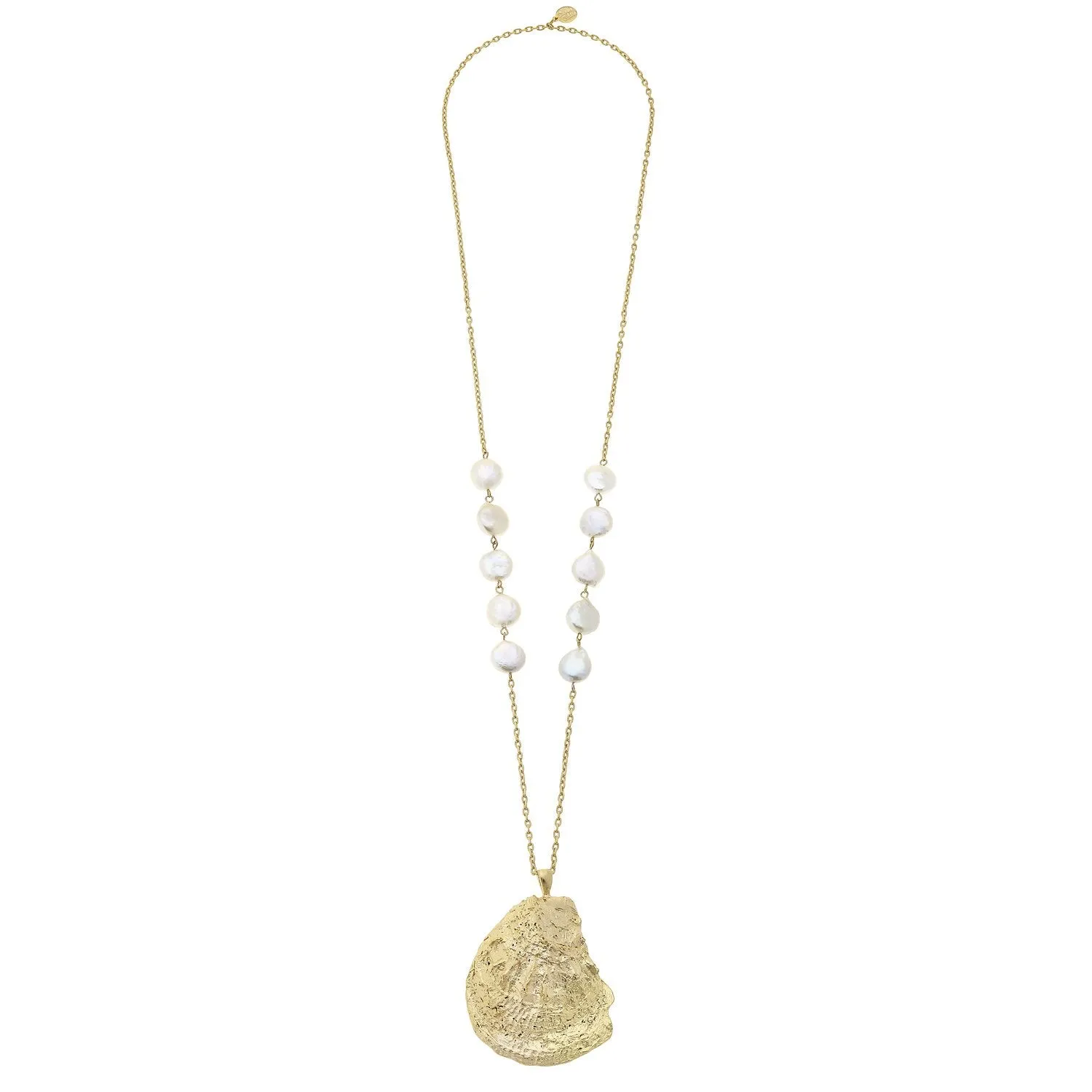 Long Oyster and Pearl Necklace sold by Susan Shaw