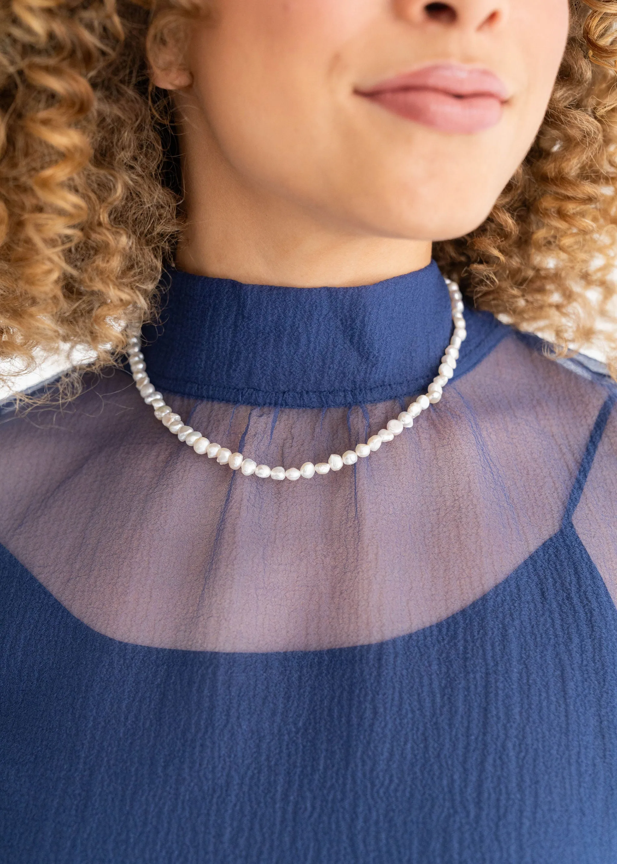 Piper Pearl Necklace sold by Susan Shaw product image thumbnail 3