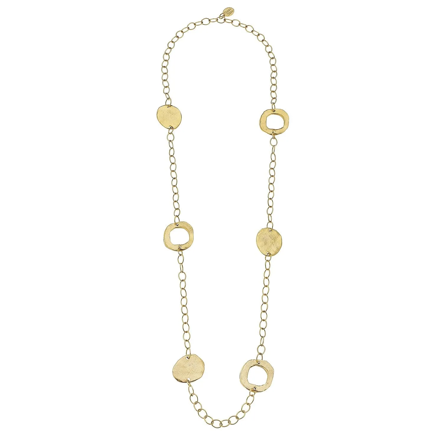 Long Circle Chain Necklace sold by Susan Shaw