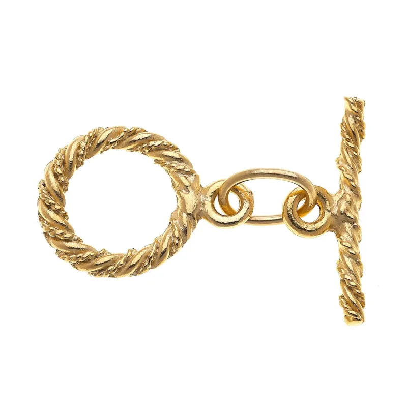 Gold Textured Toggle Extender sold by Susan Shaw