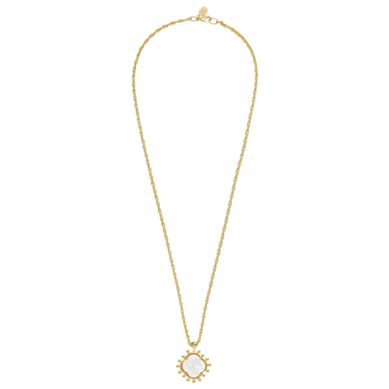 Sophie Long Clover Necklace sold by Susan Shaw