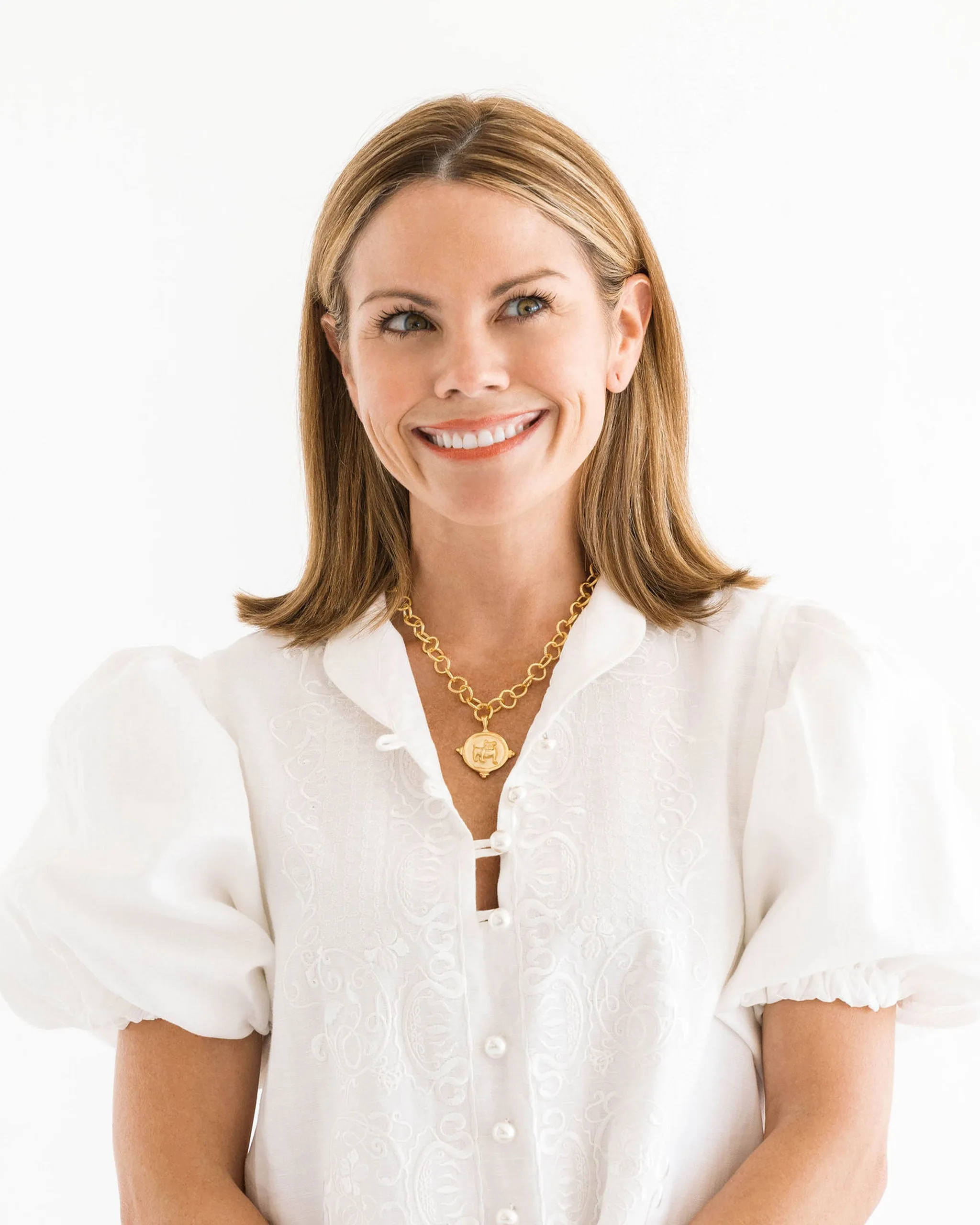 Bulldog Intaglio Necklace sold by Susan Shaw product image thumbnail 2