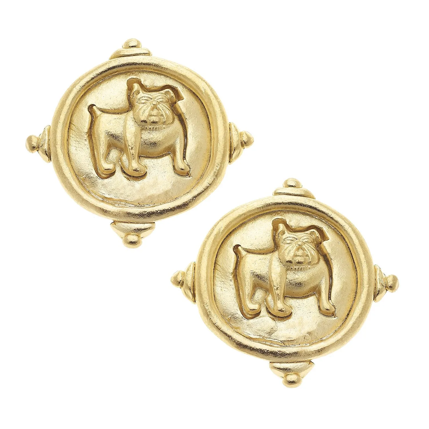 Bulldog Studs sold by Susan Shaw product image thumbnail 5