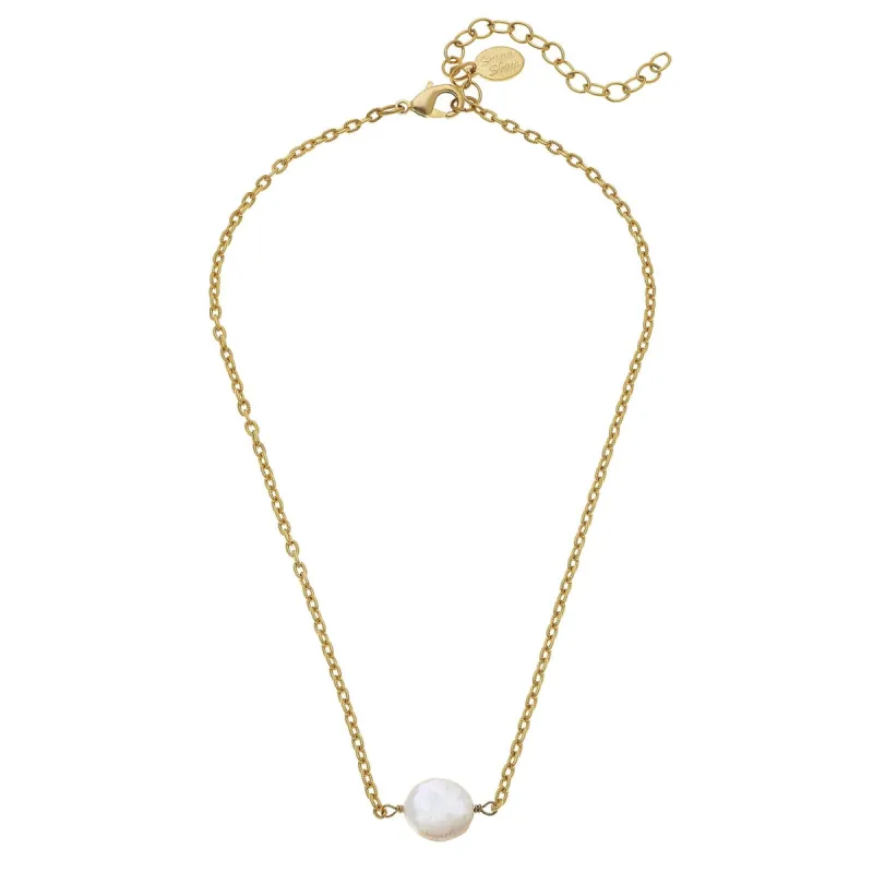 Dainty Pearl Necklace sold by Susan Shaw