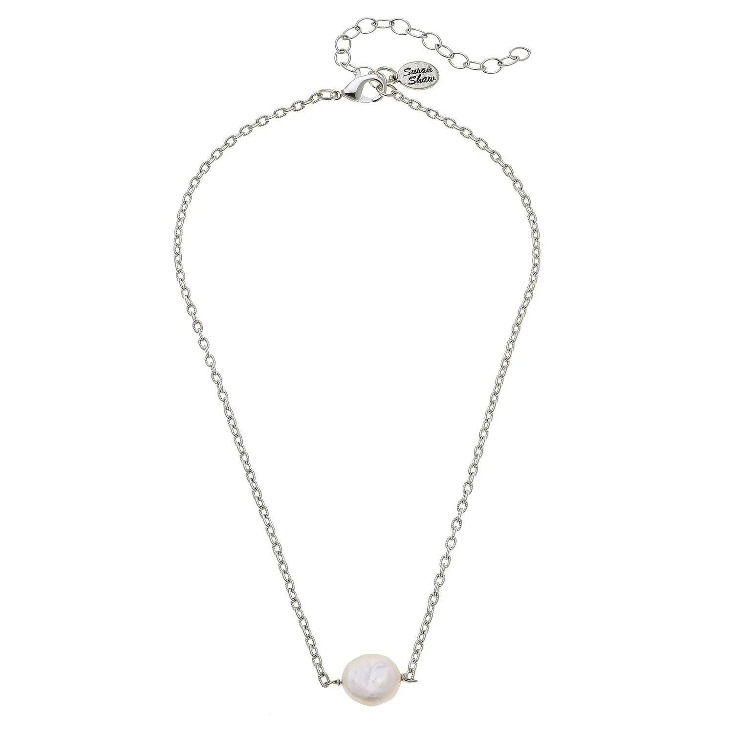 Dainty Pearl Necklace sold by Susan Shaw product image thumbnail 4