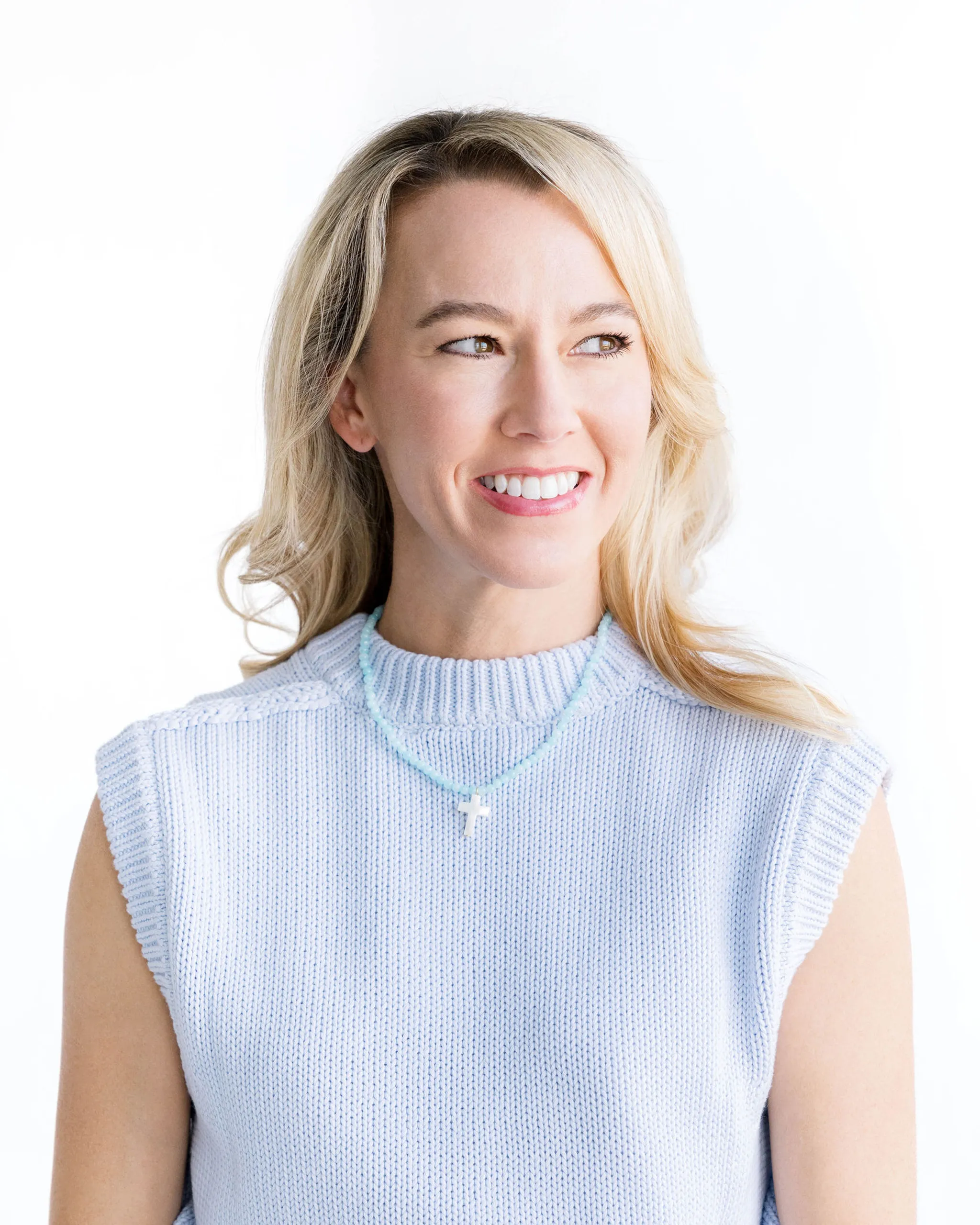 Alys Pearl Cross Necklace sold by Susan Shaw product image thumbnail 5