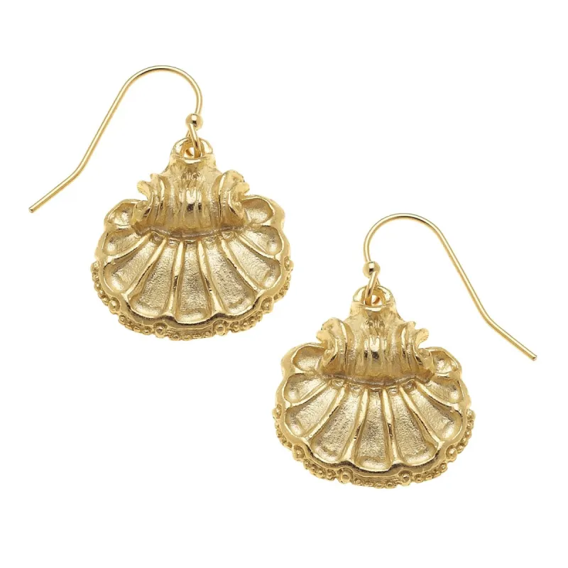 Scallop Earrings sold by Susan Shaw