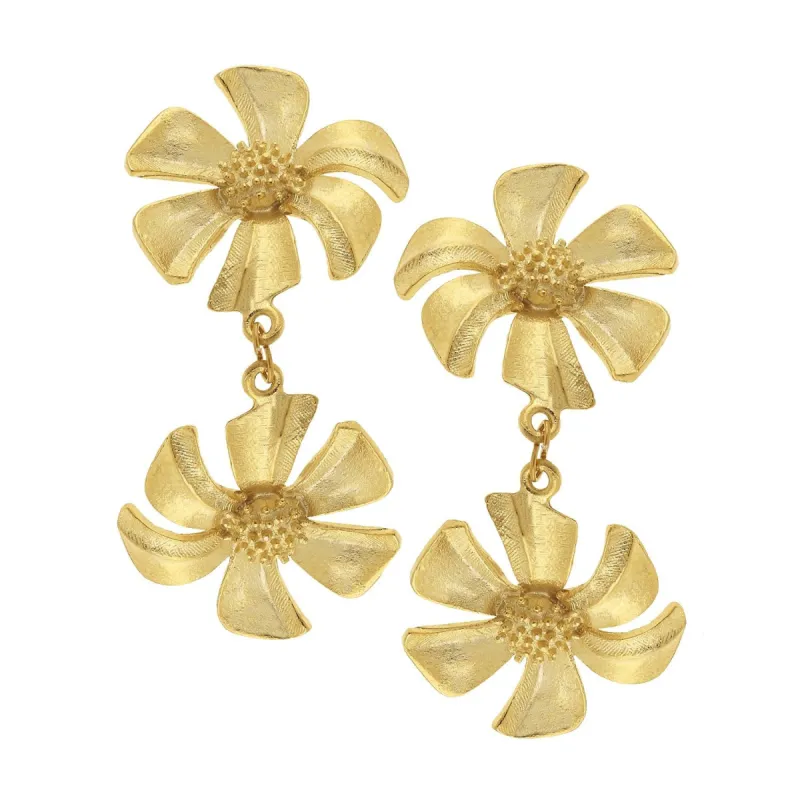 Tropical Flower Earrings sold by Susan Shaw