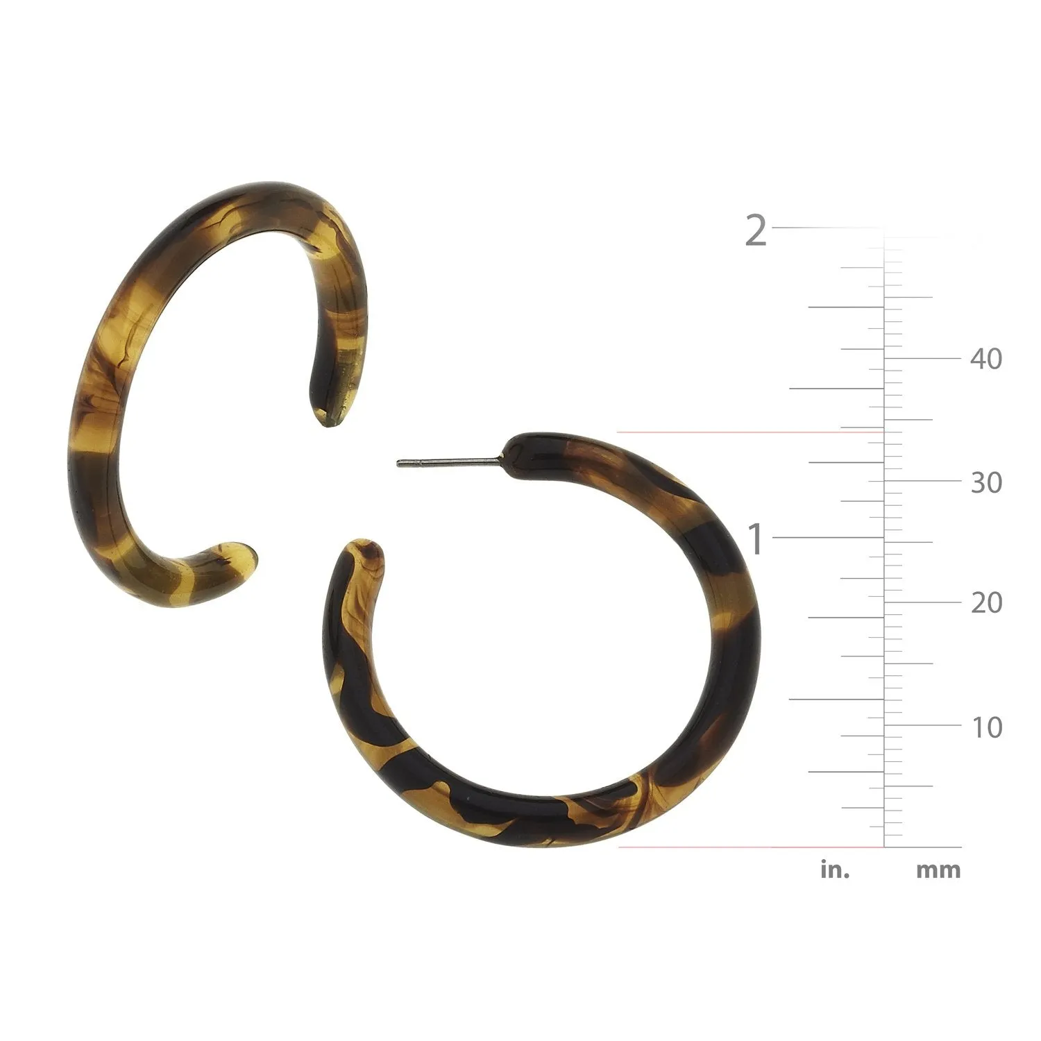 Tortoise Hoops sold by Susan Shaw product image thumbnail 3