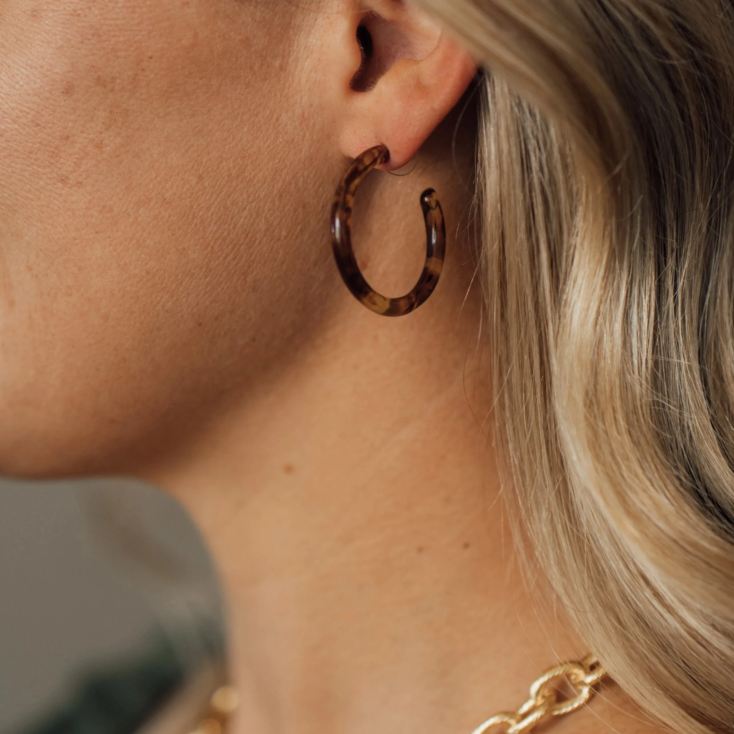 Tortoise Hoops sold by Susan Shaw product image thumbnail 2