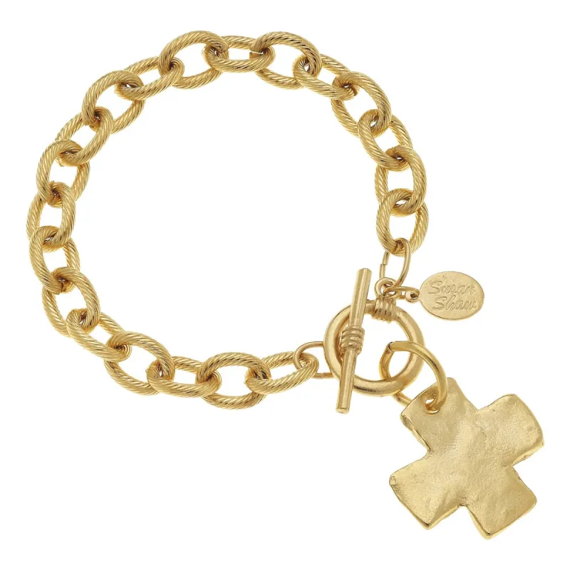 Cross Toggle Bracelet sold by Susan Shaw