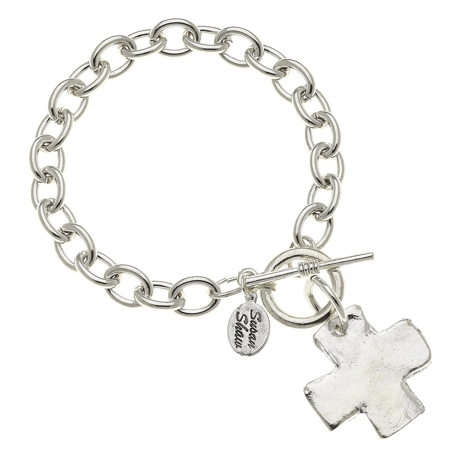 Cross Toggle Bracelet sold by Susan Shaw product image thumbnail 5