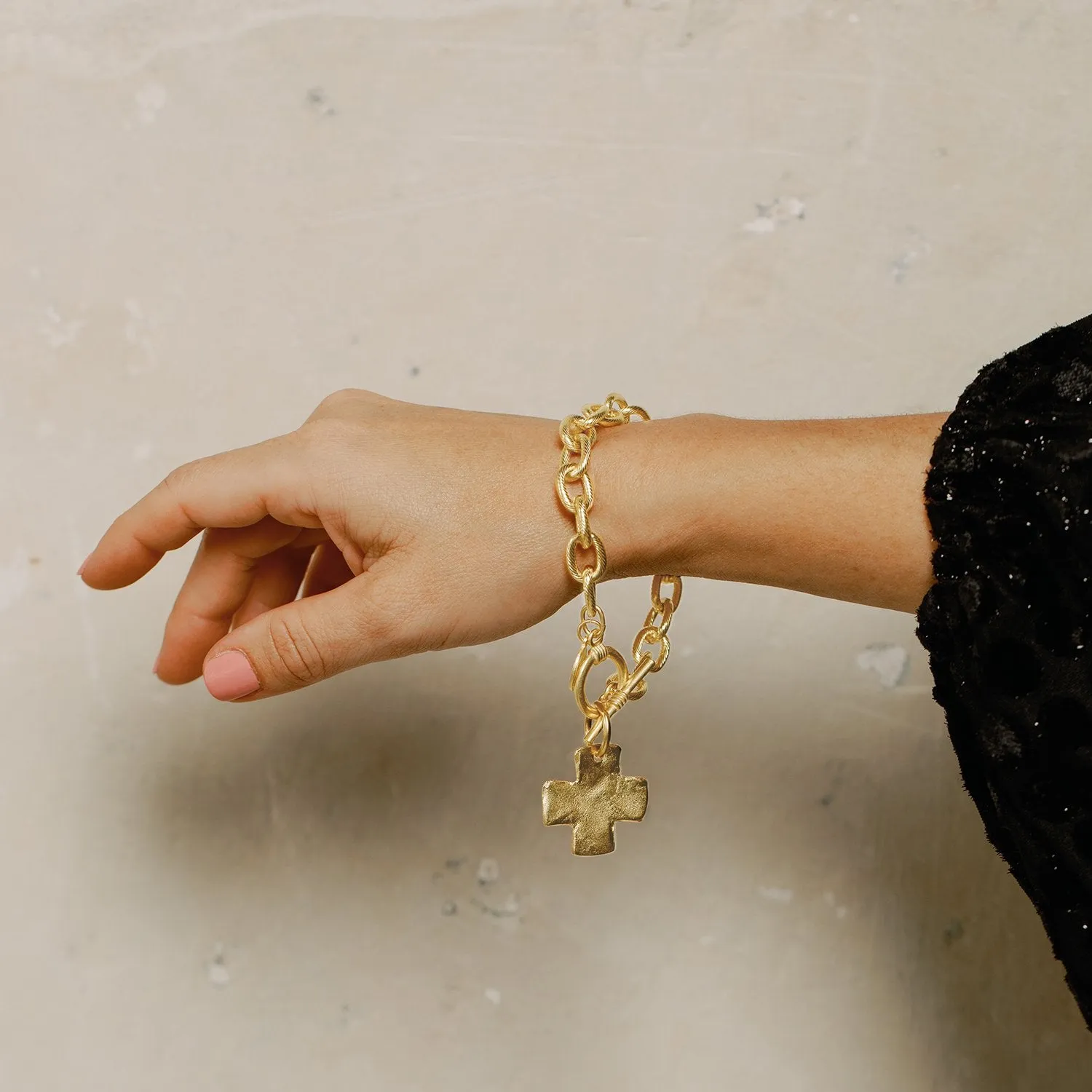 Cross Toggle Bracelet sold by Susan Shaw product image thumbnail 4