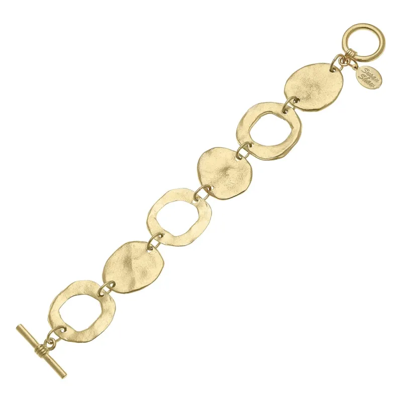 Linked Circle Toggle Bracelet sold by Susan Shaw
