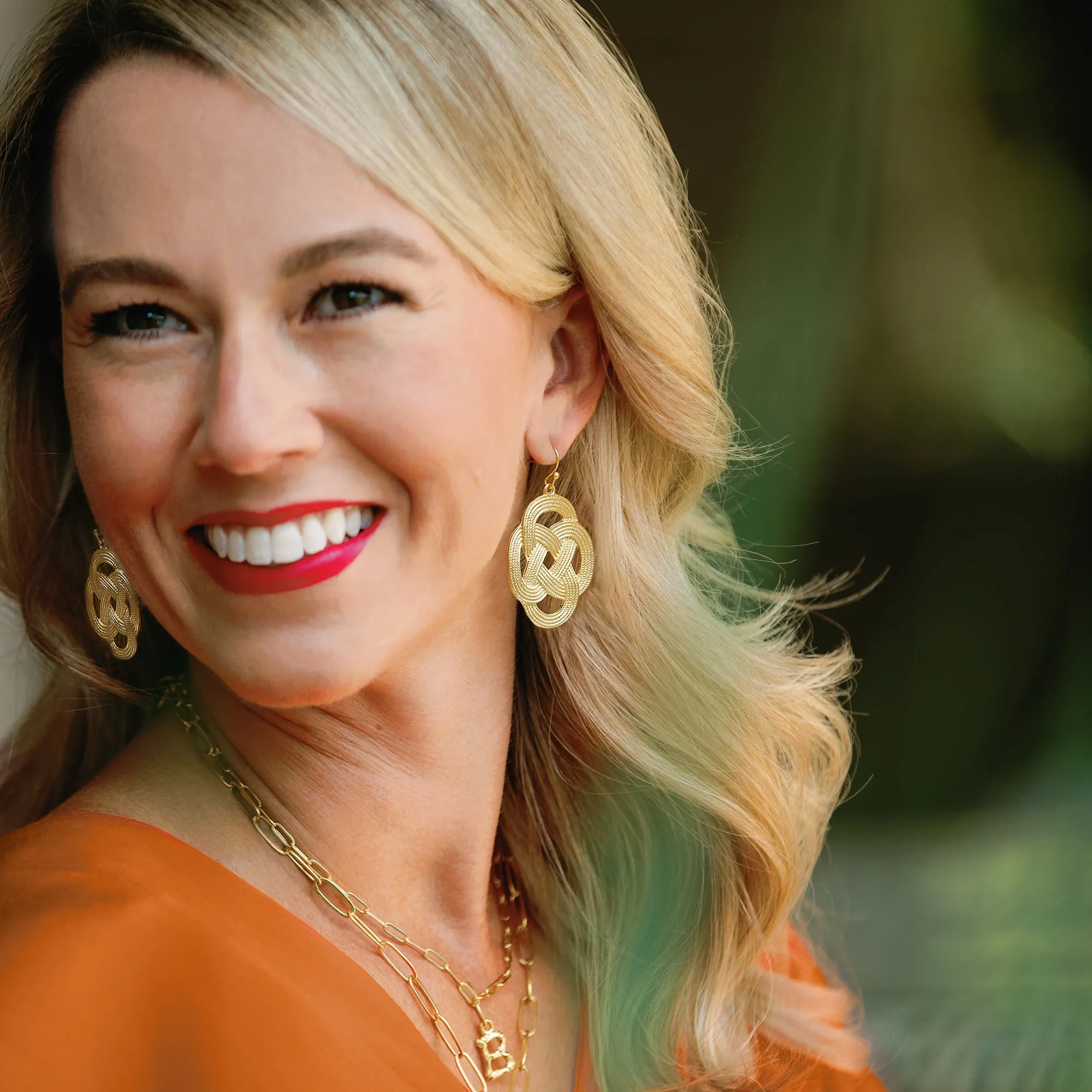 Woven Loop Earrings sold by Susan Shaw product image thumbnail 5