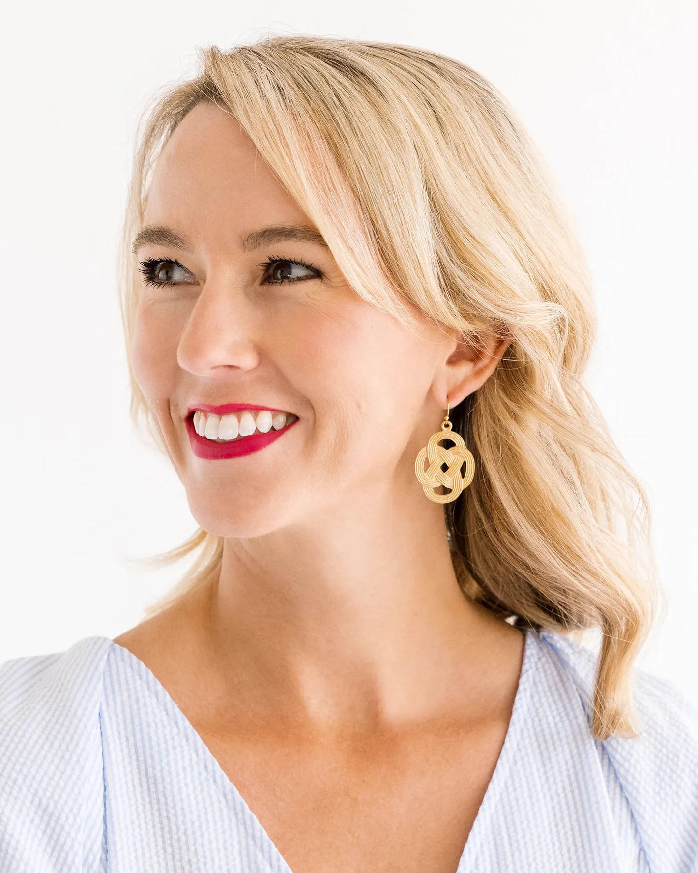 Woven Loop Earrings sold by Susan Shaw product image thumbnail 2