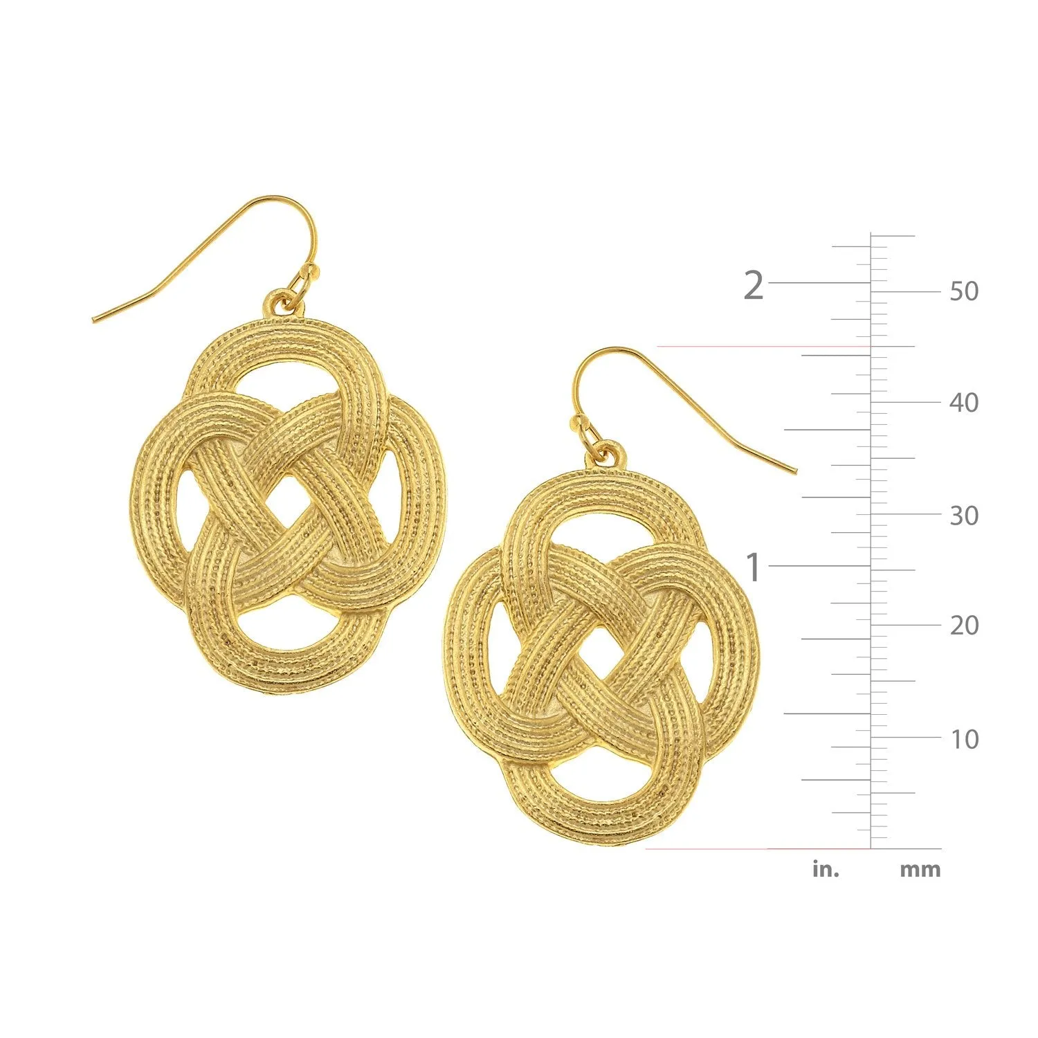 Woven Loop Earrings sold by Susan Shaw product image thumbnail 4