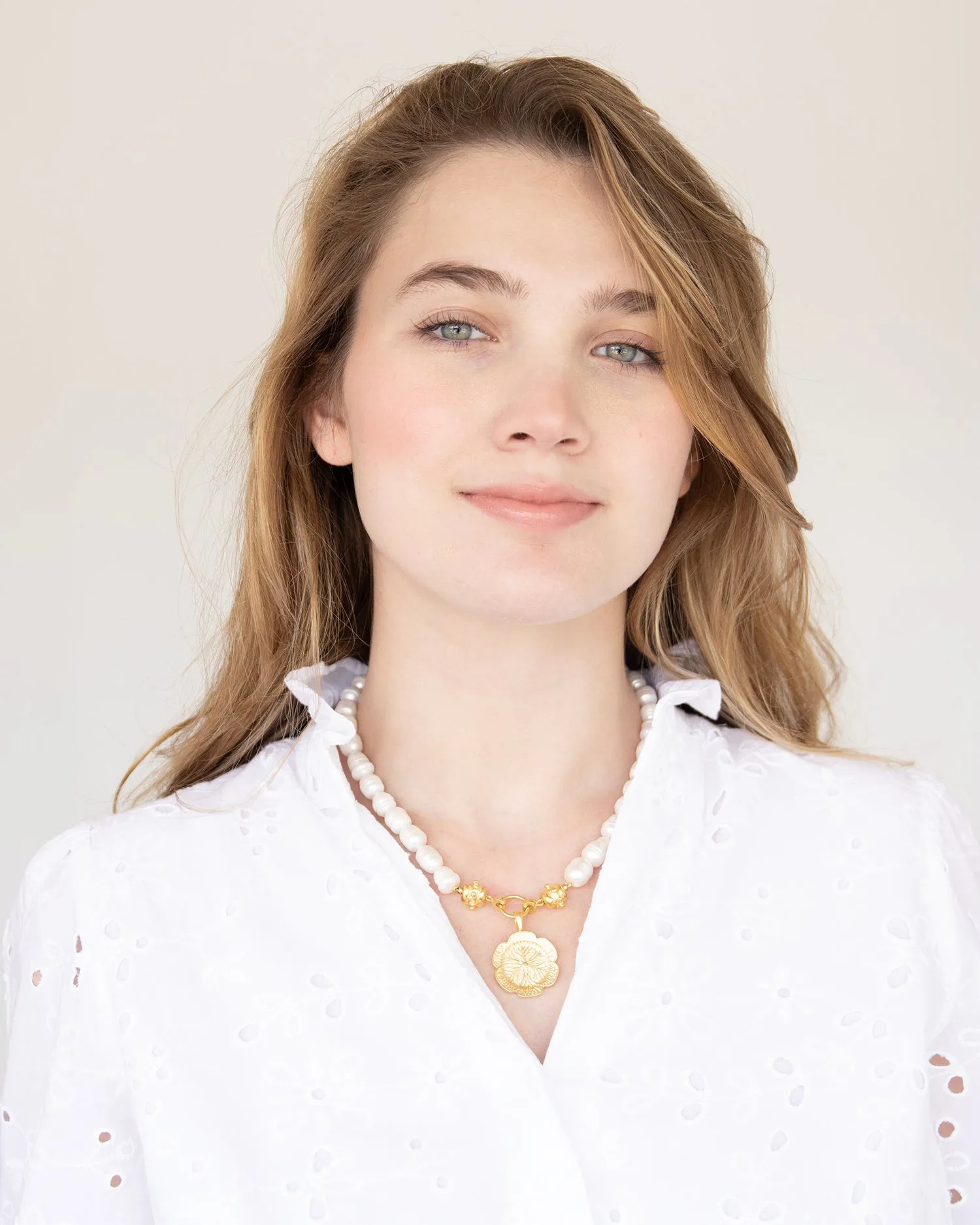 Cabbageware Pearl Necklace sold by Susan Shaw product image thumbnail 2