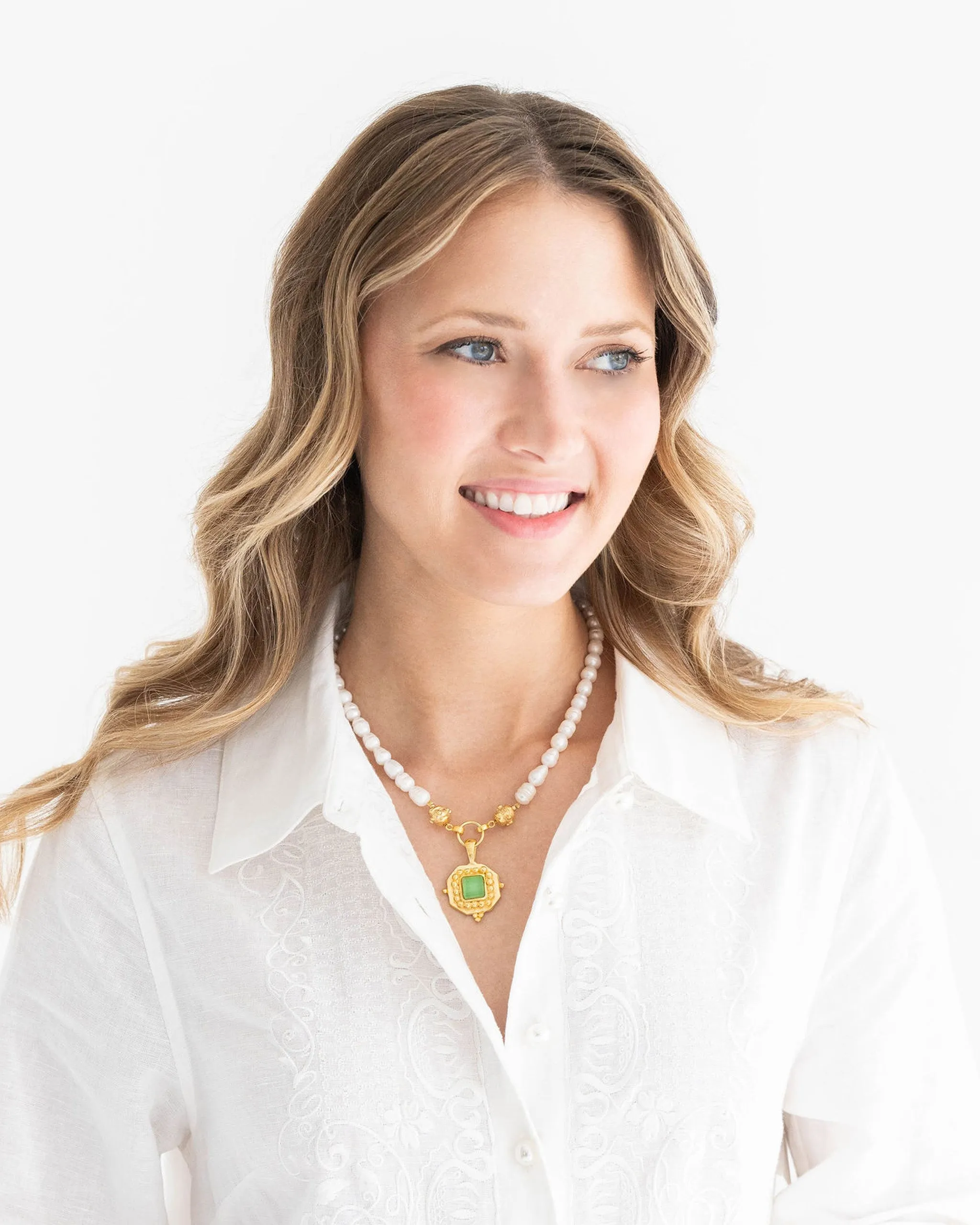 Charlotte Mini Pearl Necklace sold by Susan Shaw product image thumbnail 5