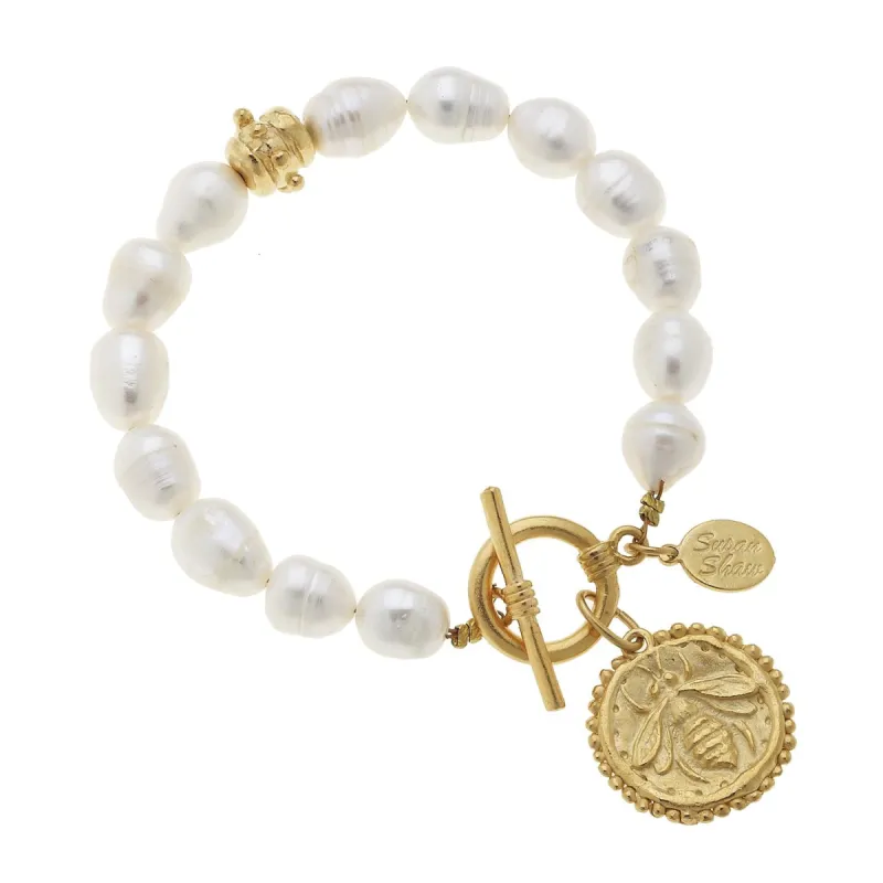 Bee + Pearl Bracelet sold by Susan Shaw